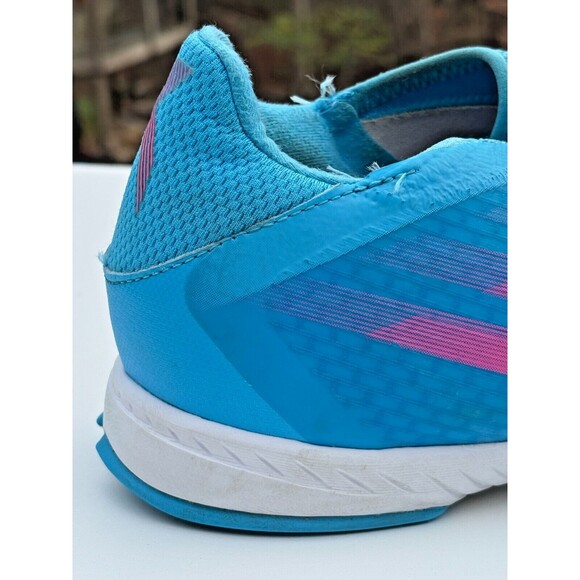 Adidas X Speedflow.3 Mens Indoor Soccer Shoes Size 10 Sky Rush Pink White GW7489 - Picture 15 of 16